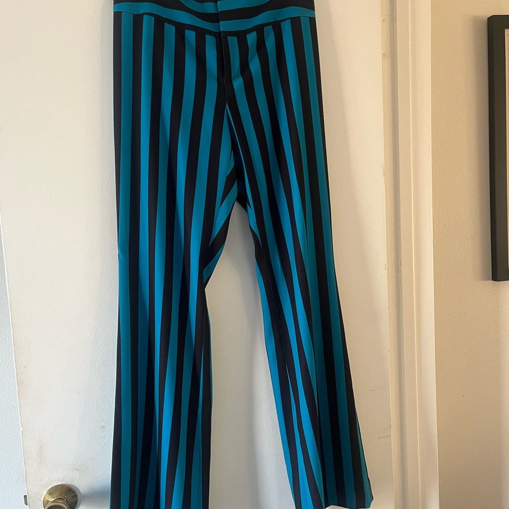 Alice + Olivia Trousers in Blue and Black
